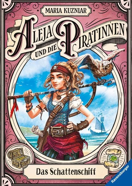 Produktbild: Aleja und die Piratinnen, Band 1: Das Schattenschiff. Ausgezeichnet mit der "Ulmer Unke 2021" als Bestes Kinderbuch ab 10 Jahren!