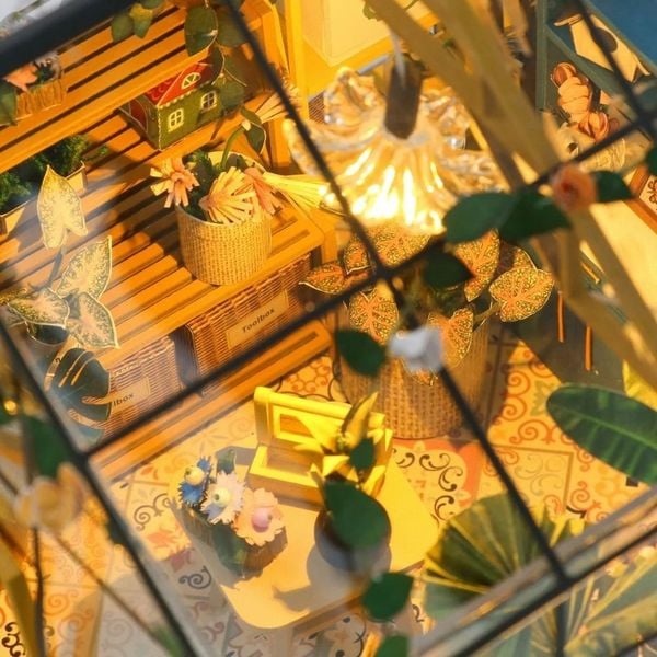 Produktbild: Book Nook DIY B&uuml;cherecke Sonniges Gew&auml;chshaus