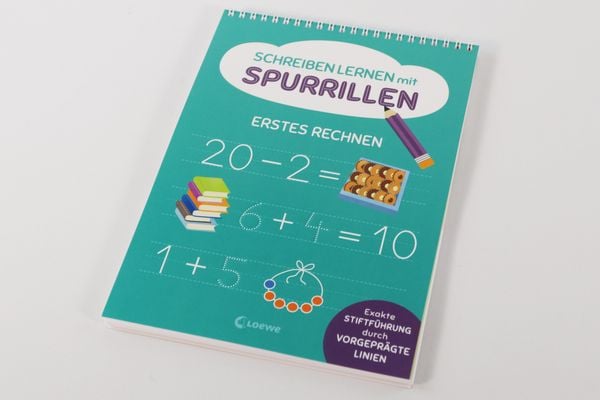 Produktbild: Schreiben lernen mit Spurrillen - Erstes Rechnen