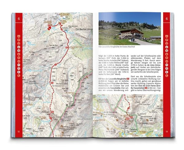 Produktbild: KOMPASS Wanderführer Dolomiten Höhenweg 1 bis 3, 71 Touren mit Extra-Tourenkarte