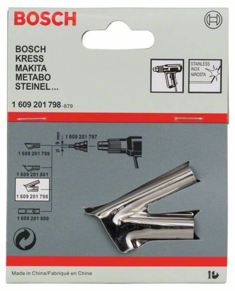 Produktbild: Schwei&szlig;schuh, 10 mm Bosch Accessories 1609201798 Durchmesser 10 mm