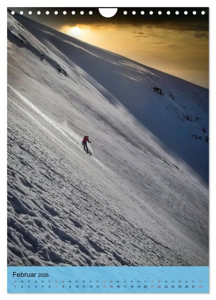 Produktbild: Endlich wieder Skifahren (Wandkalender 2026 DIN A4 hoch), CALVENDO Monatskalender