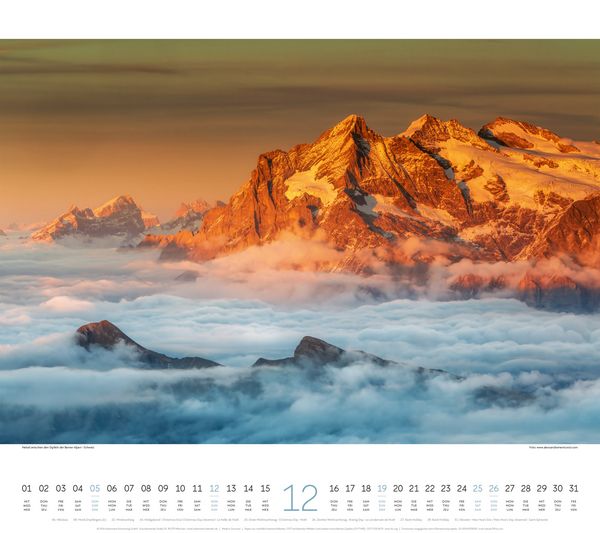 Produktbild: Phantastische Landschaften Kalender 2027