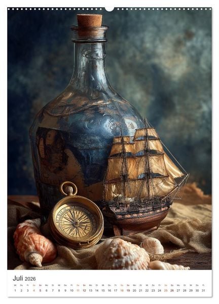 Produktbild: Maritime Meisterwerke (hochwertiger Premium Wandkalender 2026 DIN A2 hoch), Kunstdruck in Hochglanz
