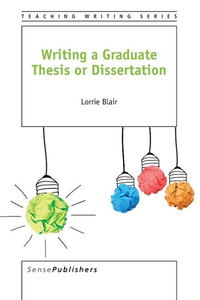 Produktbild: Writing a Graduate Thesis or Dissertation