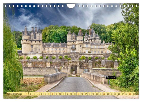 Produktbild: Ch&acirc;teaux. Im Tal der Loire (Wandkalender 2026 DIN A4 quer), CALVENDO Monatskalender
