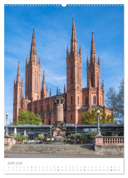 Produktbild: Mein Wiesbaden (Wandkalender 2026 DIN A2 hoch), CALVENDO Monatskalender