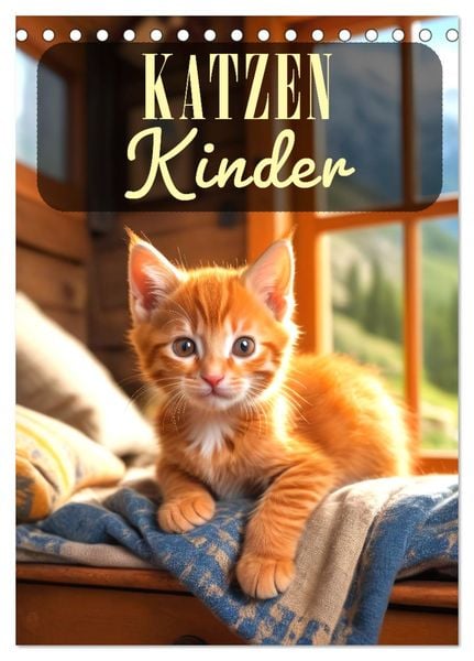 Produktbild: Katzenkinder (Tischkalender 2026 DIN A5 hoch), CALVENDO Monatskalender