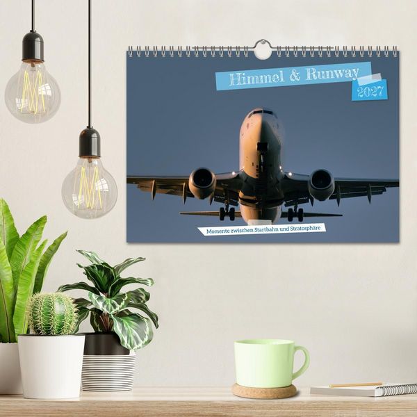 Produktbild: Himmel & Runway (Wandkalender 2027 DIN A4 quer), CALVENDO Monatskalender