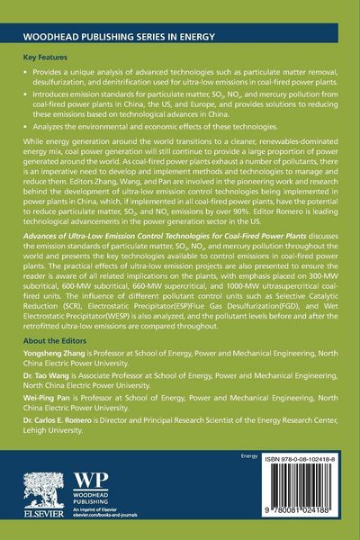 Produktbild: Advances in Ultra-low Emission Control Technologies for Coal-Fired Power Plants