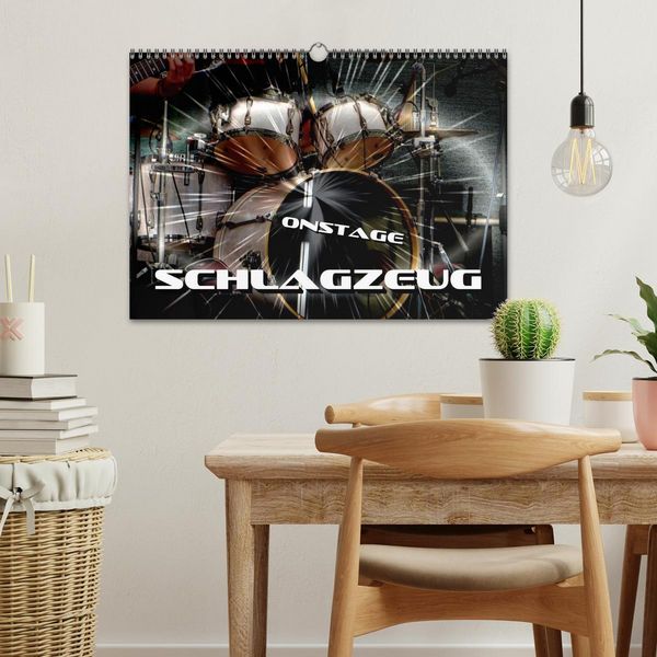 Produktbild: Schlagzeug onstage (Wandkalender 2026 DIN A3 quer), CALVENDO Monatskalender