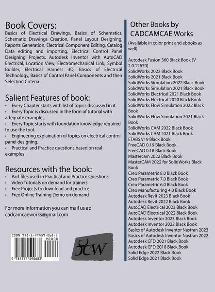 Produktbild: AutoCAD Electrical 2023 Black Book (Colored)