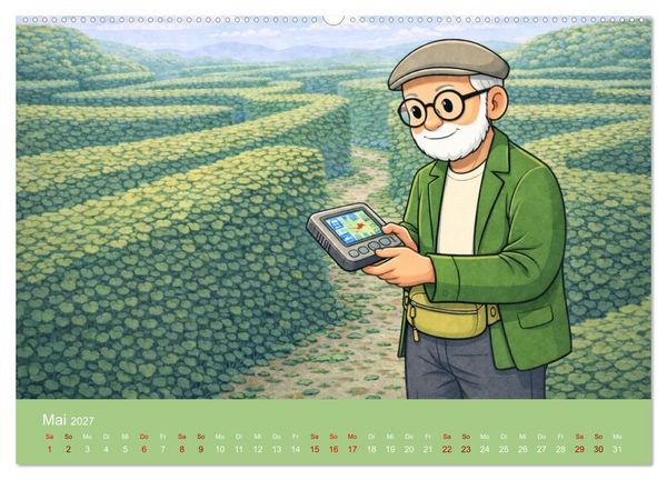 Produktbild: Opa Edition - Pragmatisch ans Werk (Wandkalender 2027 DIN A2 quer), CALVENDO Monatskalender