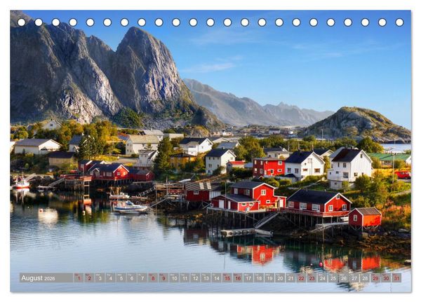 Produktbild: Lofoten Islands, Beauty of Nature (Desk Calendar 2026 DIN A5 landscape), CALVENDO 12 Month DeskCalendar