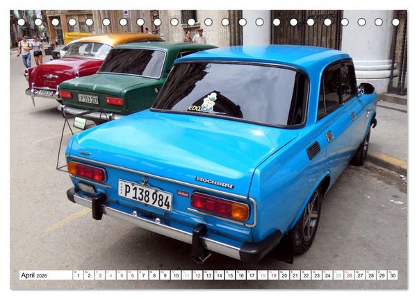 Produktbild: MOSKWITSCH - Auto-Legende der UdSSR (Tischkalender 2026 DIN A5 quer), CALVENDO Monatskalender