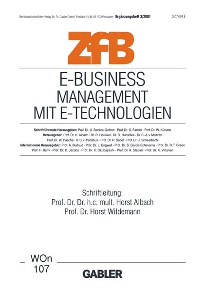 Produktbild: E-Business Management mit E-Technologien
