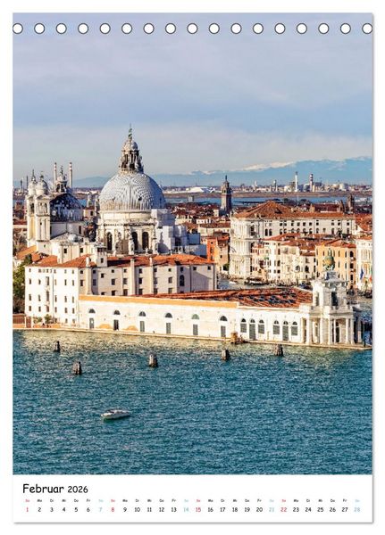 Produktbild: Venedig - Magische Impressionen (Tischkalender 2026 DIN A5 hoch), CALVENDO Monatskalender