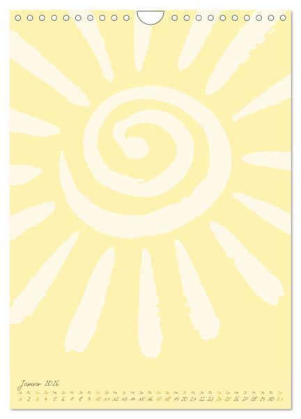 Produktbild: FOTOS & BASTELN - Always the Sun (Wandkalender 2026 DIN A4 hoch), CALVENDO Monatskalender