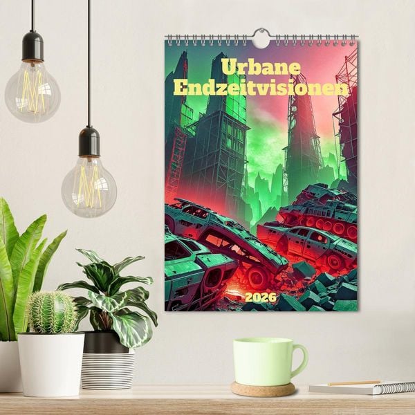 Produktbild: Urbane Endzeitvisionen (Wandkalender 2026 DIN A4 hoch), CALVENDO Monatskalender