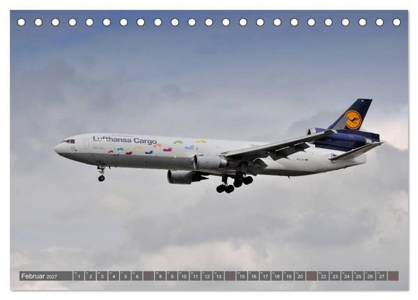 Produktbild: Flugzeuge zwischen Himmel und Erde (Tischkalender 2027 DIN A5 quer), CALVENDO Monatskalender