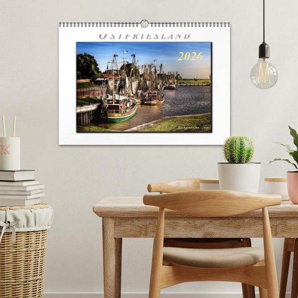 Produktbild: Ostfriesland - der alte Hafen Greetsiel (Wandkalender 2026 DIN A3 quer), CALVENDO Monatskalender