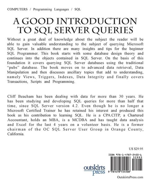 Produktbild: SQL- a Simple Introduction by Cliff