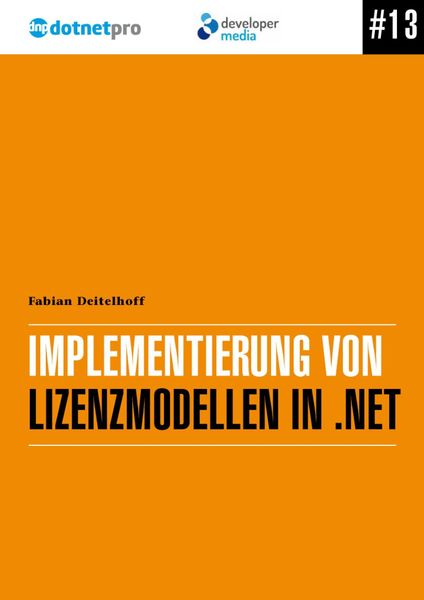 Produktbild: Implementierung von Lizenzmodellen in .NET