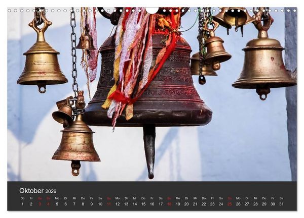 Produktbild: Nepal 2026 - Dem Himmel so nah (Wandkalender 2026 DIN A3 quer), CALVENDO Monatskalender