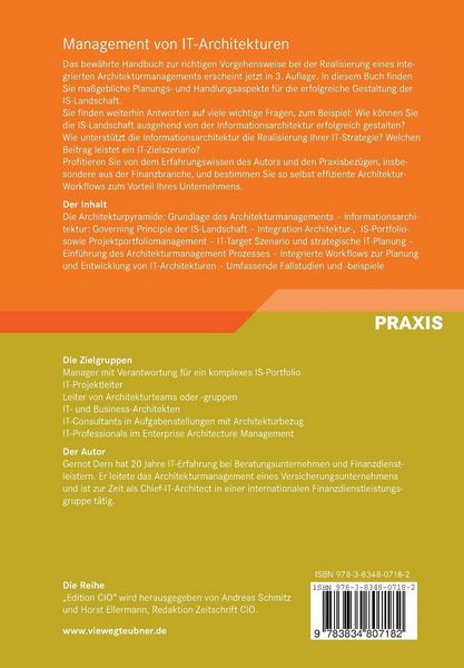 Produktbild: Management von IT-Architekturen