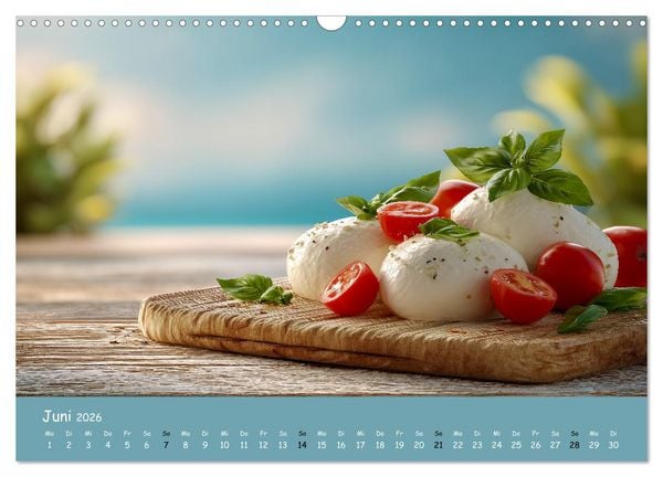 Produktbild: K&auml;sekalender - mit Gourmet K&auml;se und Platten durchs Jahr (Wandkalender 2026 DIN A3 quer), CALVENDO Monatskalender