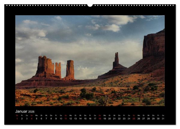Produktbild: Amerikas wilder Westen (Wandkalender 2026 DIN A2 quer), CALVENDO Monatskalender