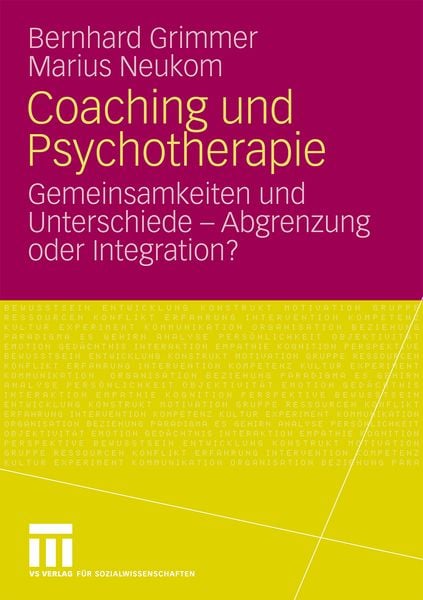 Produktbild: Coaching und Psychotherapie