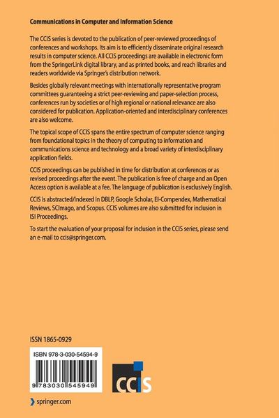 Produktbild: Data Management Technologies and Applications