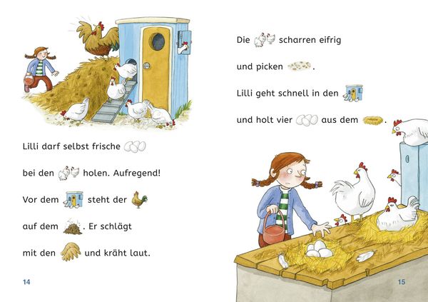 Produktbild: Leseprofis &ndash; Mit Bildern lesen lernen: Wirbel auf dem Bauernhof, Erstes Lesen