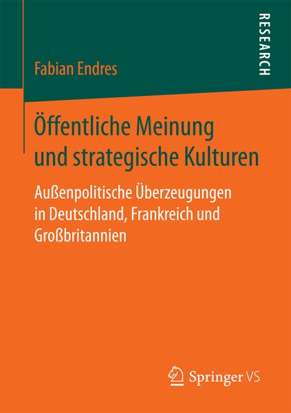Produktbild: &Ouml;ffentliche Meinung und strategische Kulturen