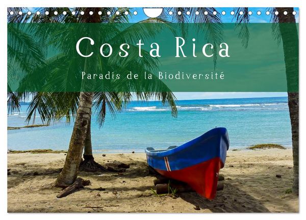 Produktbild: Costa Rica Paradis de la Biodiversit&eacute; (Calendrier mural 2026 DIN A4 vertical), CALVENDO calendrier mensuel