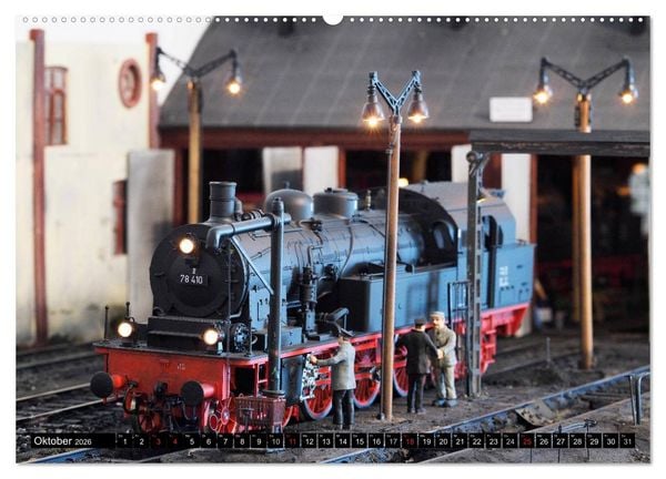 Produktbild: Kleine Bahnwelt in Spur 1 (hochwertiger Premium Wandkalender 2026 DIN A2 quer), Kunstdruck in Hochglanz