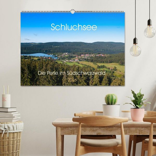 Produktbild: Schluchsee Naturpark S&uuml;dschwarzwald (Wandkalender 2026 DIN A2 quer), CALVENDO Monatskalender