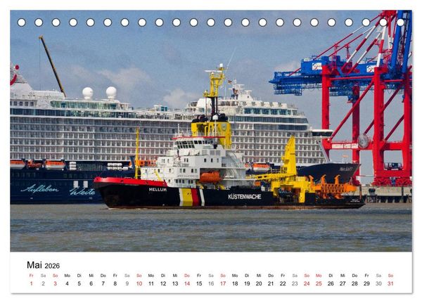 Produktbild: Maritime Impressionen Wilhelmshaven (Tischkalender 2026 DIN A5 quer), CALVENDO Monatskalender