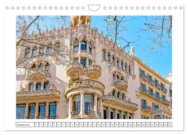 Produktbild: Barcelona - ein Traumreiseziel (Wandkalender 2026 DIN A4 quer), CALVENDO Monatskalender