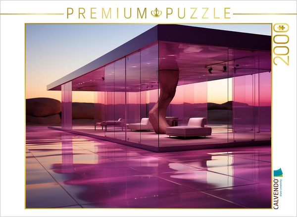 Produktbild: CALVENDO Puzzle Pink Eleganz | 2000 Teile Lege-Gr&ouml;&szlig;e 90x67cm Foto-Puzzle f&uuml;r gl&uuml;ckliche Stunden