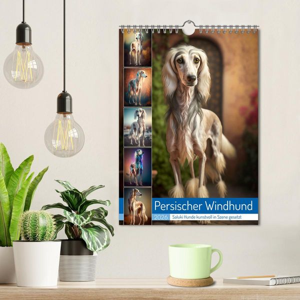 Produktbild: Persischer Windhund (Wandkalender 2026 DIN A4 hoch), CALVENDO Monatskalender