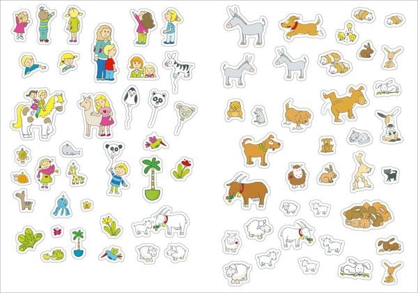 Produktbild: Gro&szlig;es Sticker-Buch. Zoo