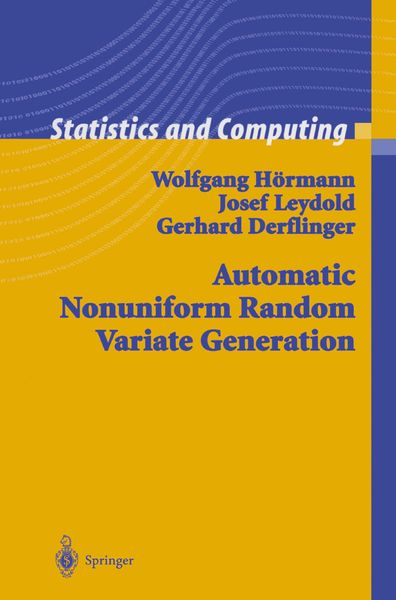 Produktbild: Automatic Nonuniform Random Variate Generation