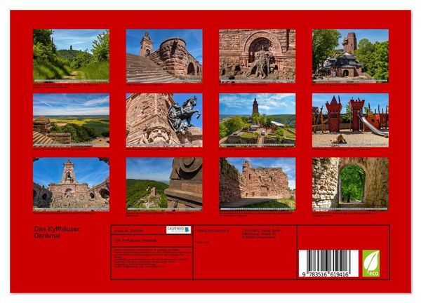 Produktbild: Das Kyffh&auml;user Denkmal (Wandkalender 2026 DIN A4 quer), CALVENDO Monatskalender