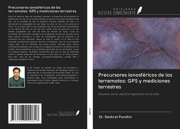 Produktbild: Precursores ionosf&eacute;ricos de los terremotos: GPS y mediciones terrestres