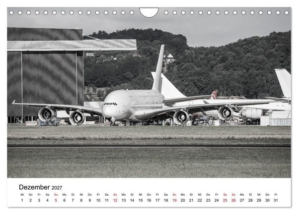 Produktbild: Airbus A380 Superjumbo 2027 (Wandkalender 2027 DIN A4 quer), CALVENDO Monatskalender