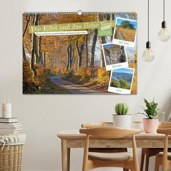 Produktbild: Die Eifel und das Hohe Venn (Wandkalender 2026 DIN A2 quer), CALVENDO Monatskalender