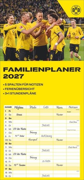 Produktbild: BVB Familienplaner 2027