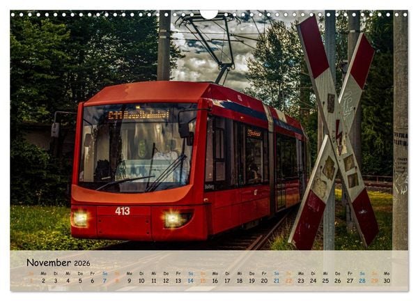 Produktbild: Nahverkehr in Chemnitz (Wandkalender 2026 DIN A3 quer), CALVENDO Monatskalender